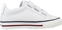 Victoria Witte Canvas Sneakers met Klittenband en Bumperneus - Maat 33