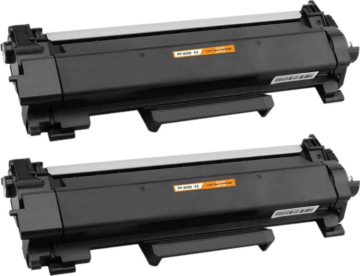 InktDL Compatible XL Dualpack Laser toner cartridges voor Brother TN-2420 | Geschikt voor Brother HL-L2310D, HL-L2350DW, HL-L2357DW, HL-L2375DW, HL-L2370DN, DCP-L2510, DCP-L2537DW, DCP-L2550DN, DCP-L2530DW, MFC-L2735DW, MFC-L2710, MFC-L2730DW, MFC-L2750DW