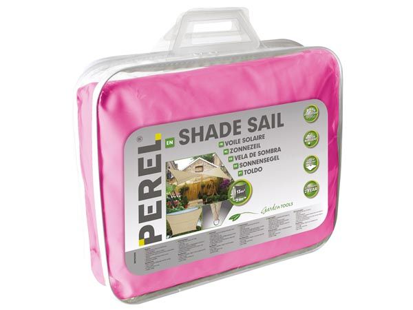 Perel GSS4500FU Schaduwdoek - 500 x 500 cm - 4250g