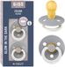 BIBS Colour Glow Fopspeen - 18-48 mois - 2-pack - Rond - Nuage