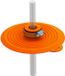 OBO Bettermann Manchon d'étanchéité pour conducteur rond 10mm RD10 élastomère thermoplastique orange pastel RAL 2003, 2360041