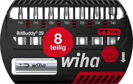Wiha BitBuddy® TY-bit Set - 9-delig - TORX® Bits