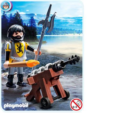 Playmobil Lion Knight Cannon Guard