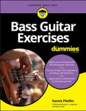 Bass Wiley-VCH GmbH Bass Guitar Exercises For Dummies Paperback
