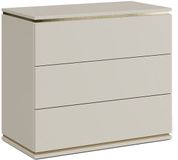 Vicco Linette Dressoir – 80 x 70 cm met 3 laden Kasjmier