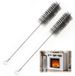 Brosse de cheminée - Brosse de conduit de poêle - Ø 40 mm - Lot de 2
