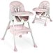 Chaise enfant - Chaise bébé 3-en-1 - Évolutif - Pliable - Avec harnais de sécurité