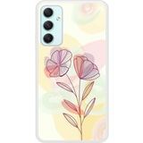 Samsung Bedrukt siliconen hoesje compatibel met Galaxy A34 5G Floral