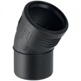Geberit 390221141 boog Silent-PP met mof, 30 graden DN 50