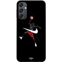 Nike Coque Pour Samsung galaxy A24 Jordan logo fond noir Maniacase
