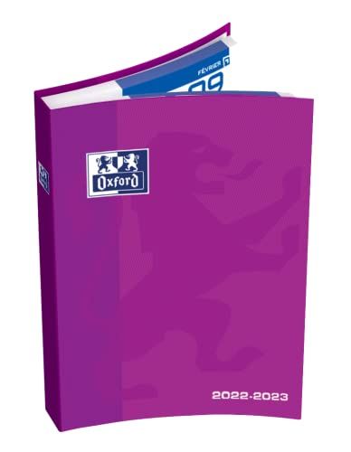Oxford School schoolagenda 2020-2021, 1 dag per pagina, 352 pagina's, 15 x 21 cm, paars