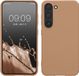 kwmobile telefoonhoesje geschikt voor Samsung Galaxy S23 - Back cover in cappuccino
