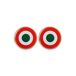 Quattroerre 4R Quattroerre.it - 14122 - Sticker Kokarde Italië, 3D, 2 stuks, diameter 21 mm