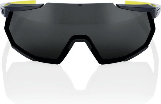 100% Racetrap 3.0 - Gloss Black - Smoke Lens - Fietsbril - Unisex - Zwart