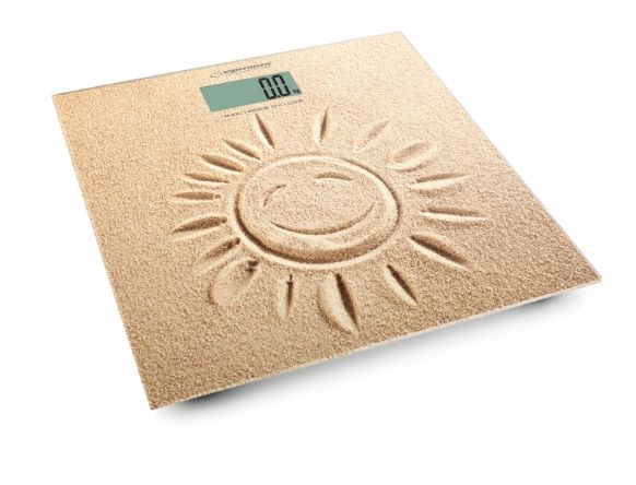 Esperanza EBS006 - Elektronische weegschaal - Vierkant - Beige - 180 kg - LCD