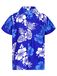 King Kameha Mono_hibiscus_bloemen heren Overhemd