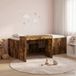Maison Exclusive - Lit haut pour enfants avec bureau Chêne fumé 80 x 200 cm