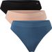 DANISH ENDURANCE Strings van Bamboe Viscose - voor Dames - Meerkleurig - Maat XL/XXL