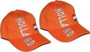 Merkloos Funny Fashion Oranje Baseball cap Holland