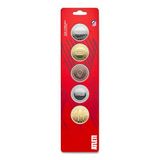 Atlético de Madrid - verpakking met 5 munten, speciale editie - "Atleti" zilver, stadion goud, 1903 goud, schild antiek brons, "moed en hart" nikkel, verzamelstuk, officiële licentie