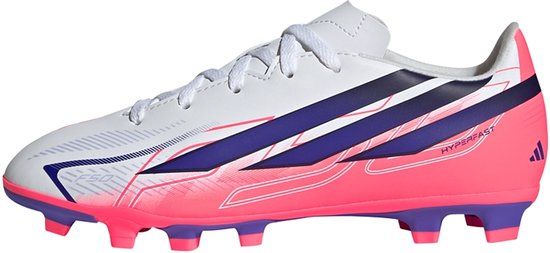 Adidas Performance F50 Hyperfast Club Fg/Mg J - Kinderen - Wit