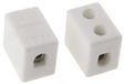 RS PRO Keramische verbindingsklem wit, schroefaansluiting 1-polig 12 AWG / 5 → 32A, verpakking van 10 stuks