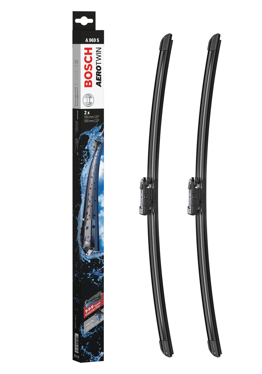 Bosch ruitenwissers Aerotwin A969S - Lengte: 550/550 mm - set wisserbladen voor