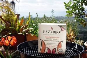 eazy bbq - party pakket , Barbecue Houtskool - Eiken houtskool