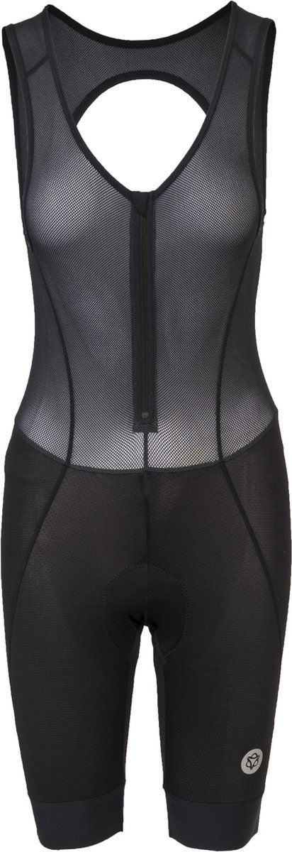 AGU High Summer Fietsbroek met Zeem IV Trend Dames - Zwart - XL - Met Bretels - Extra Ademend - UV bescherming