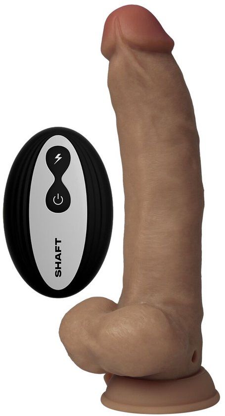 Bol Realistische Vibrator Shaft Siliconen Bruin