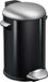 EKO Belle Deluxe Poubelle Noir Mat Inox 12 L