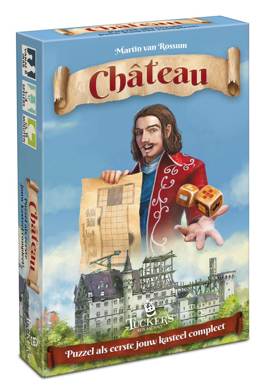 Tucker's Fun Factory Château - Roll & Write Spel