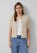 s.Oliver Gebreid vest beige / champagne