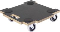 TOOLCRAFT TO-10748217 Rolplaat MDF Laadvermogen (max.): 200 kg 390 mm x 390 mm x 110 mm