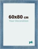Your Decoration Cadre puzzle 60x80 cm Bleu clair balayé