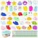 BONNYCO Mochi Squishy Speelgoed Feestzakvullers Kinderen, 40 Stuks Feestartikelen