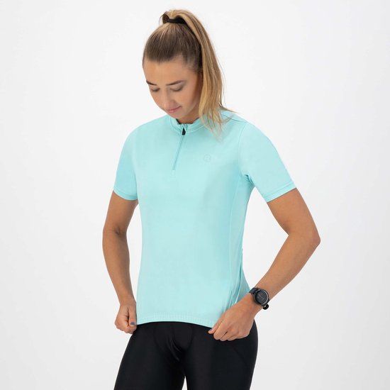 Rogelli Core Fietsshirt Dames - Korte Mouwen - Lichtblauw - XXL