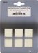 Qlinq Anti-krasvilt - 2x - wit - 75 x 100 mm - rechthoek - zelfklevend - meubel beschermvilt