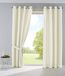 Set Palermo Set van 2 gordijnen, ondoorzichtig, mat, lichtdoorlatend, met oogjes en embrasses deco, HxB 175 x 140 cm, crème