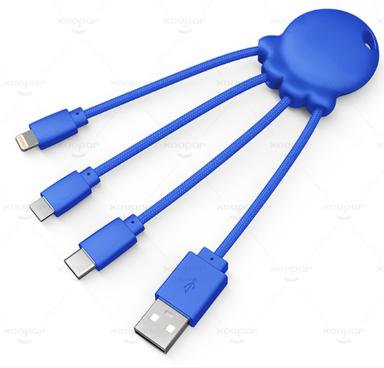 Xoopar Octopus Charge Cable Blue