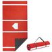Latios Tapis de frappe de baseball et softball - Tapis de cage de frappe 300 x 116 cm - Avec plaque de base - Gazon artificiel résistant aux couleurs - Antidérapant - Portable - Rouge