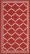 Safavieh Vloerkleed Chloe in- & outdoor Rood Rechthoekig Stof Klassiek 79 x 152 cm