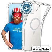 JAYM - Achterzijde behuizing voor mobiele telefoon - geschikt voor MagSafe - thermoplastic polyurethaan (TPU) - voor Apple iPhone 16 Pro Max