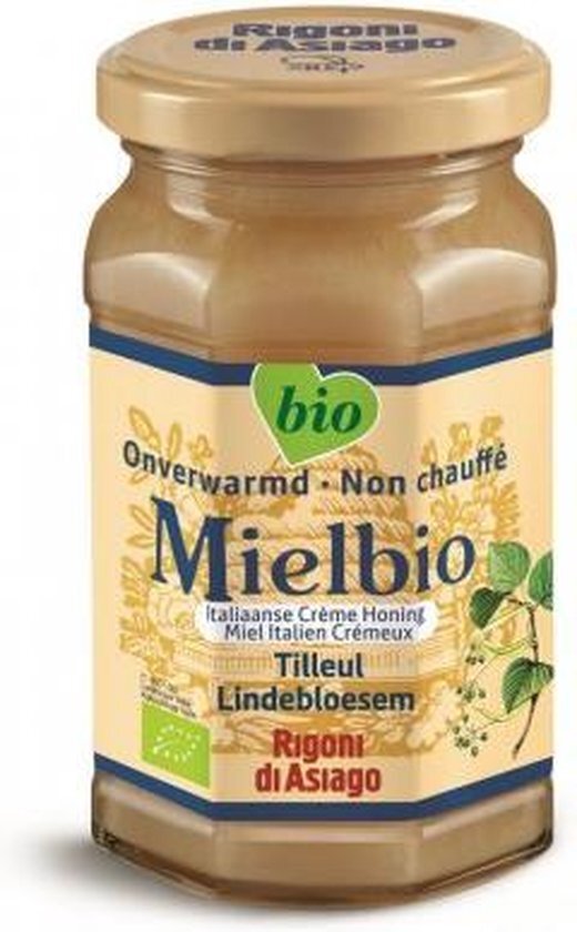 Mielbio Lindebloesem creme honing 300 gram