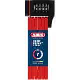 ABUS Vouwslot Bordo uGrip 5700C SH met houder, 80 cm, Rood