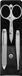 ZWILLING 3-delige manicureset met combischaar en pincet, Negro
