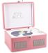 LISCIANIGIOCHI Lecteur CD Barbie vintage, Bluetooth, stéréo, à partir de 12 ans, rose