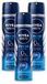 NIVEA MEN Fresh Active Deodorantspray - 150 ml - Voordeelverpakking - 3 stuks
