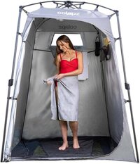 Colapz Douchetent Camping - Omkleedtent - WC tent - Mobiele Toilettent - Pop Up Opbergtent - Grijs - Nylon