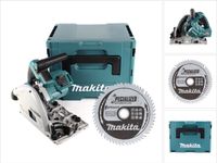 Makita DSP 600 ZJ accu invalcirkelzaag 36 V (2x 18 V) borstelloos + EFFICUT cirkelzaagblad + Makpac - zonder accu, zonder oplader